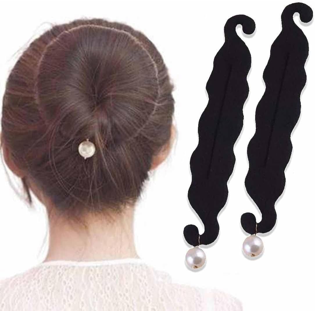 Chignon magique : lot de 2 outils de tressage pour femmes, pour une coiffure élégante en un clin d'œil