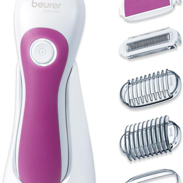 Rasoir électrique Beurer HL 36 : confort optimal pour peau sèche et humide avec 4 accessoires et protection contre les irritations