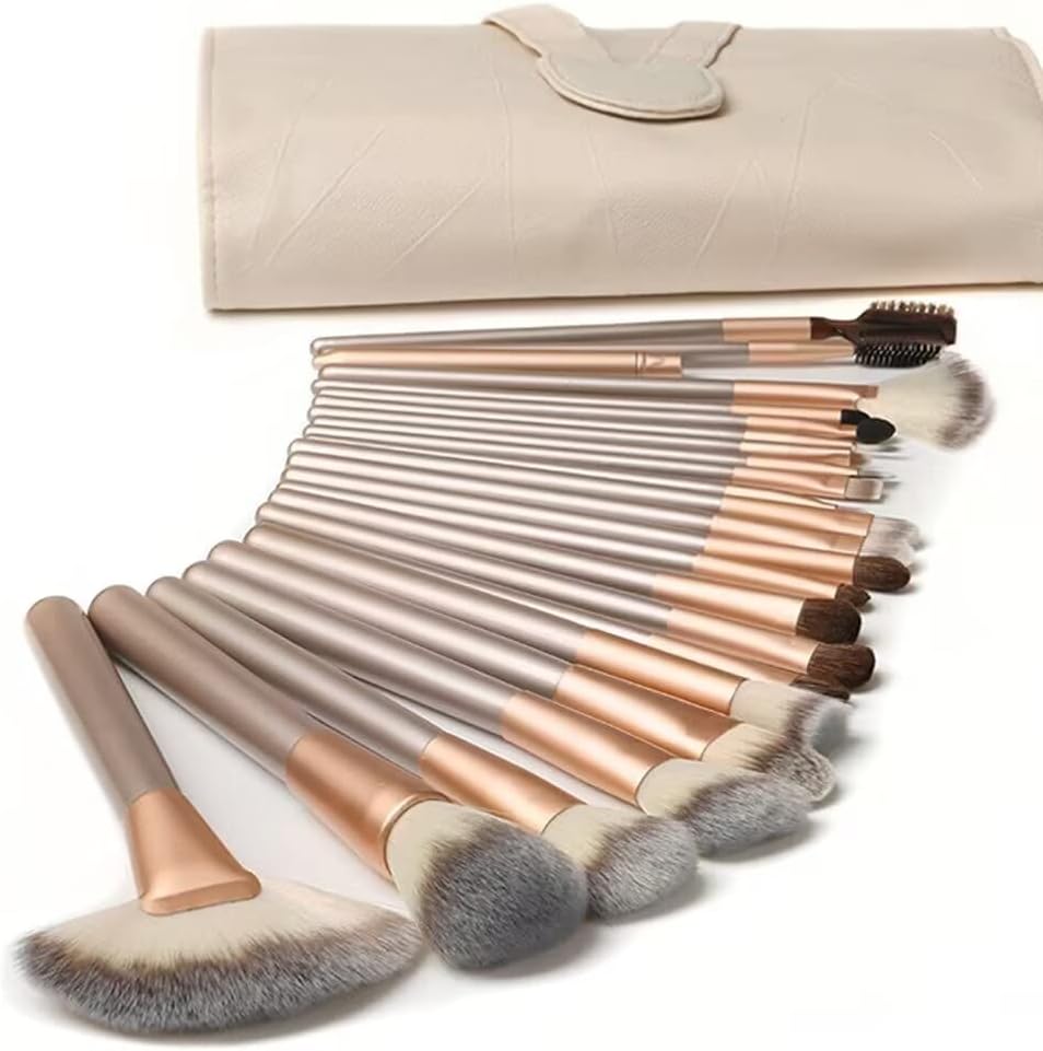 Pinceaux de maquillage professionnels : le lot idéal pour les passionnées de beauté   Offrez-vous un maquillage parfait avec ce set de 18 pinceaux élégants et pratiques