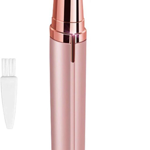 Epilateur sourcil : tondeuse à sourcils électrique pour femmes avec lumière LED et brosse, pour un visage parfaitement soigné