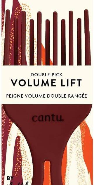 Peigne afro double rangée robuste : l'outil indispensable pour les femmes souhaitant un volume maximal et une définition parfaite de leurs boucles