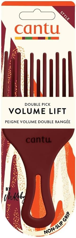 Peigne afro double rangée robuste : l'outil indispensable pour les femmes souhaitant un volume maximal et une définition parfaite de leurs boucles