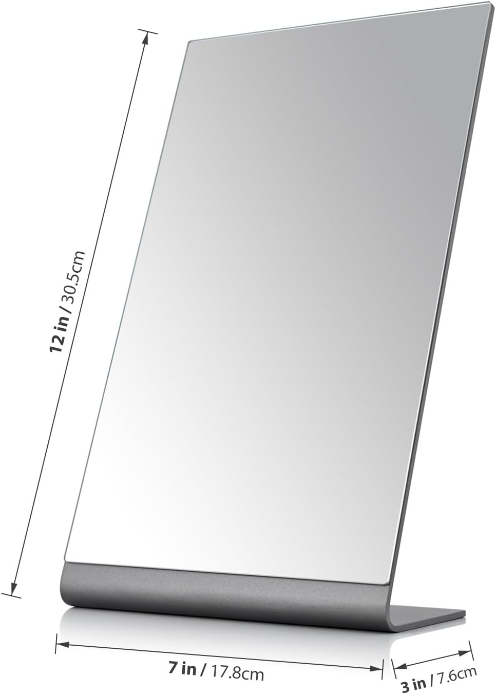 Miroir de maquillage rectangulaire sur pied : l’élégance pour votre bureau ou salle de bain – Image 7