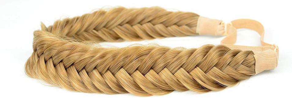 Bandeau large en cheveux synthétiques tressés : l'accessoire de beauté incontournable pour les femmes élégantes – Image 3