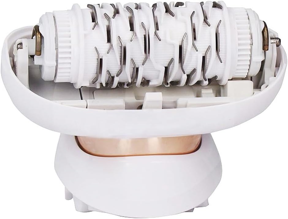 Tête d'épilateur flexible pour un épilateur de qualité : technologie Micro-Grip avec 40 pincettes pour un épilation douce et efficace