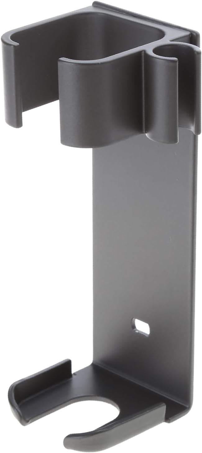 Support de rangement mural en aluminium : solution élégante pour fer à friser et brosse à lisser