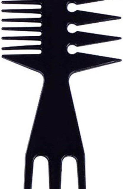 Peigne 3 en 1 pour hommes : brosse à cheveux antistatique et style rétro pour un coiffage parfait