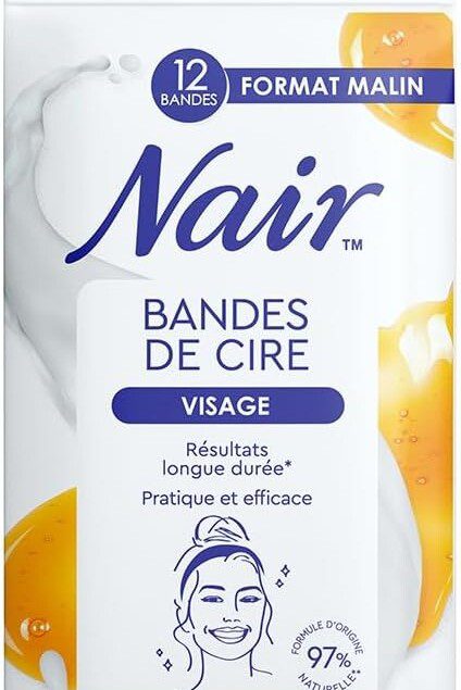 Bandes de cire froide pour visage : douceur et efficacité pour les peaux sensibles avec lait et miel