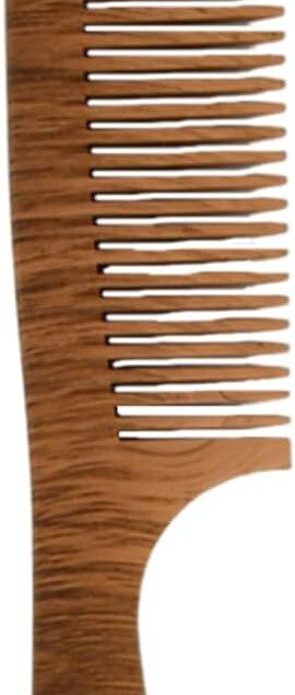 Peigne en bois antistatique : l'accessoire essentiel pour tous types de cheveux   Un peigne fait main pour hommes et femmes, alliant élégance et efficacité