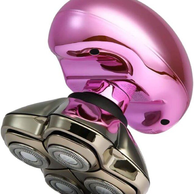 Skull Shaver Butterfly Kiss Pro Rose - Tondeuse pour Femmes   Idéale pour le corps et la tête, un cadeau parfait !