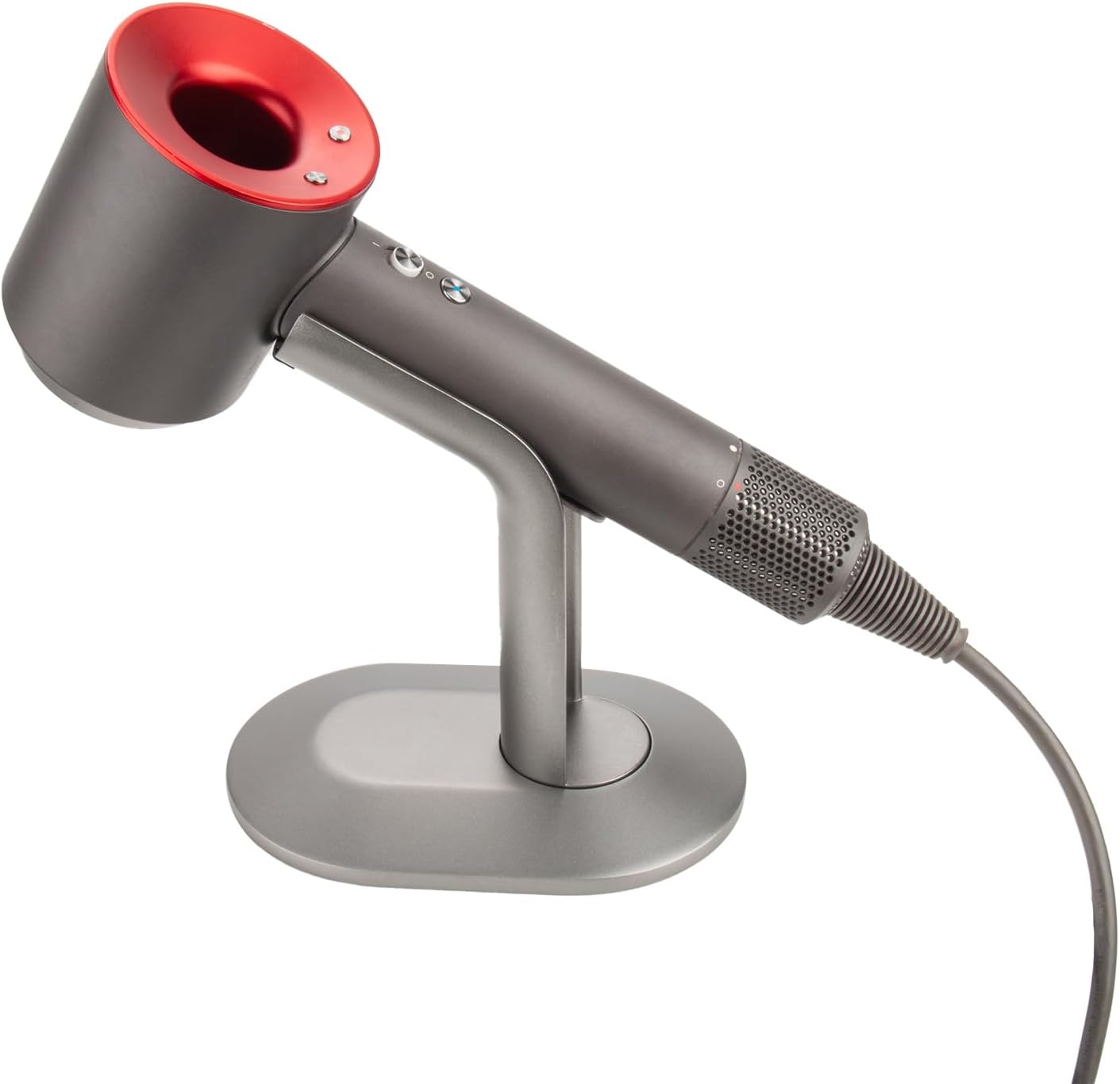 Support de fer à lisser en alliage d'aluminium pour les amoureux de coiffure : rangement élégant et pratique pour accessoires Dyson – Image 7