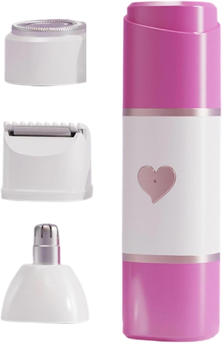 Rasoir Électrique Femme - Épilateur Bikini avec 3 Têtes   Idéal pour le Visage, Corps, Jambes - Recharge Type-C