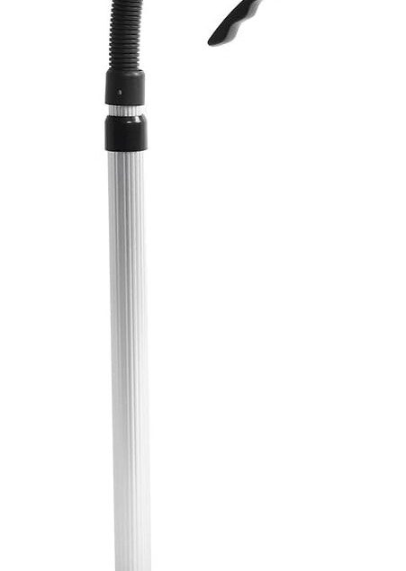 Porte sèche-cheveux sur pied : support en acier inoxydable réglable pour un coiffage pratique et élégant