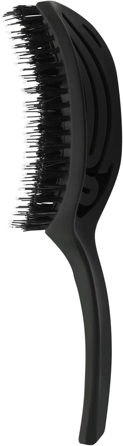 Brosse à cheveux pour démêlage en douceur : séchage express et poils de sanglier pour tous types de cheveux – Image 3