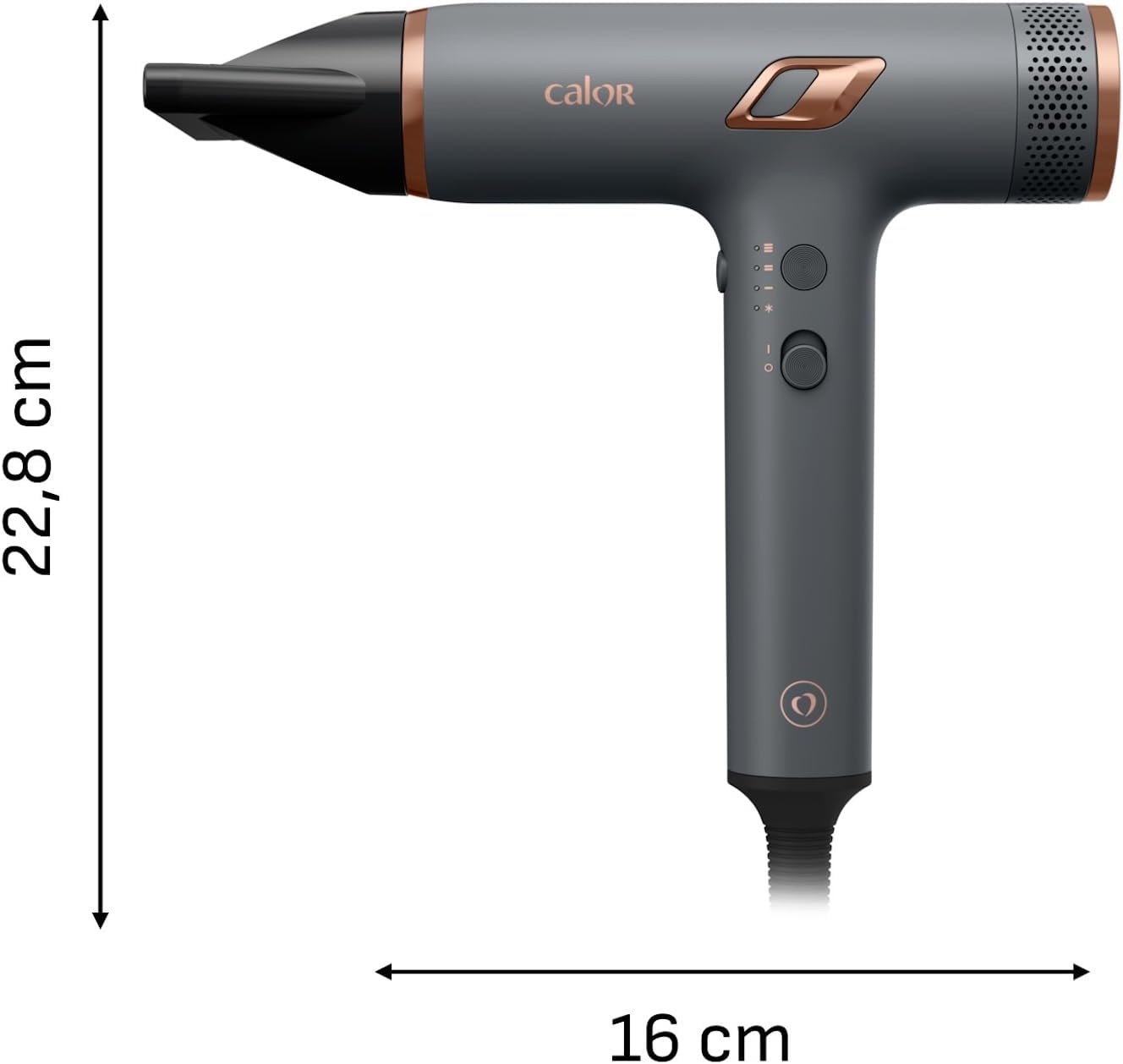 Sèche-cheveux ultra-compact pour un séchage rapide : profitez d'un moteur digital haute vitesse et d'un flux d'air de 266 km/h – Image 9