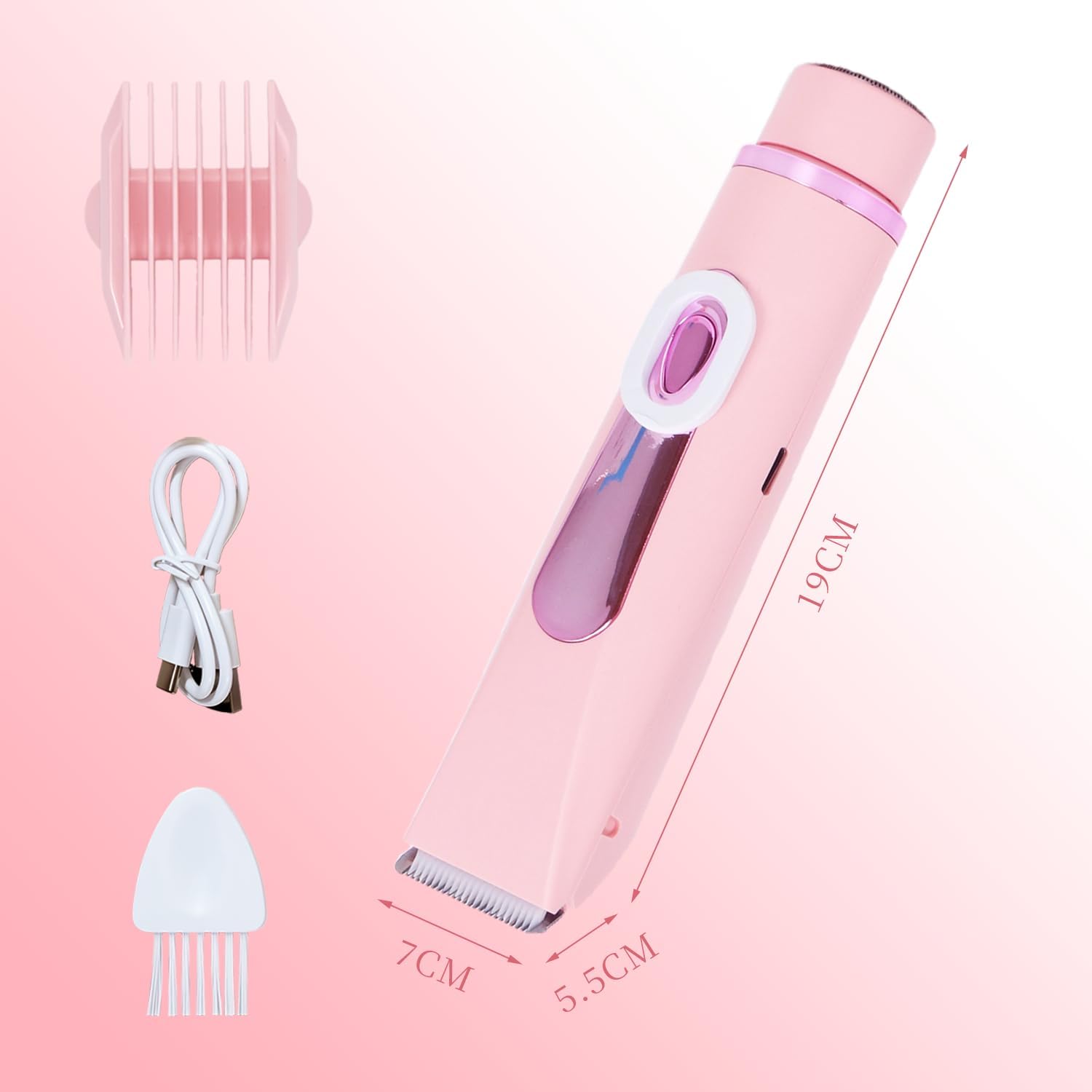 Rasoir Électrique Wishstar 2 en 1 pour Femmes - Douceur et Précision – Image 3