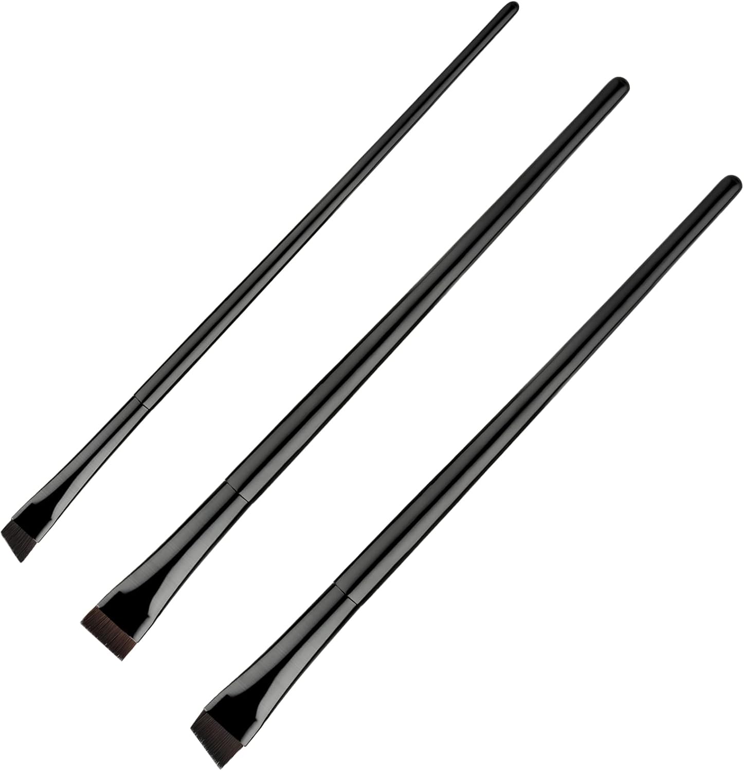 Pinceaux eyeliner : kit de 3 pinceaux pour un maquillage des yeux précis et élégant