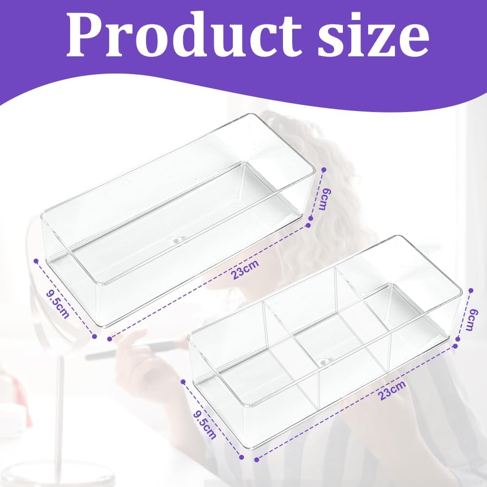 Boîte de rangement transparente pour maquillage : l'organiseur idéal pour une beauté toujours en ordre et à portée de main – Image 2