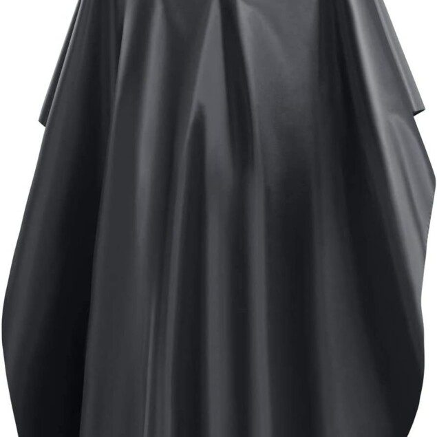 Cap de coiffeur professionnel : robe en nylon imperméable pour salon, idéale pour une coupe de cheveux réussie