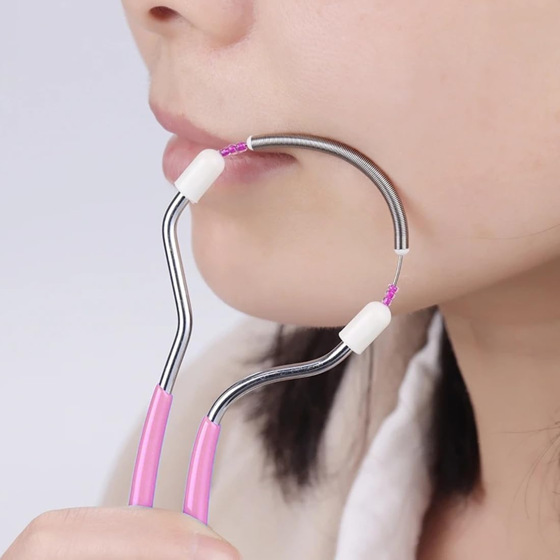 Épilateur professionnel en acier inoxydable : 4 pièces pour femmes, idéal pour le visage – Image 2