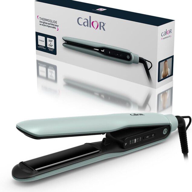 Calor Thermoglide : lisseur pour un lissage parfait et des boucles brillantes  
Découvrez la glisse parfaite et la coiffure longue tenue que vous méritez