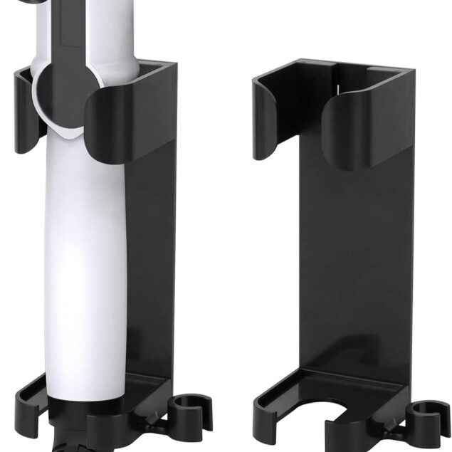 Supports muraux élégants pour fer à lisser et sèche-cheveux : solution pratique sans perçage pour un rangement optimal