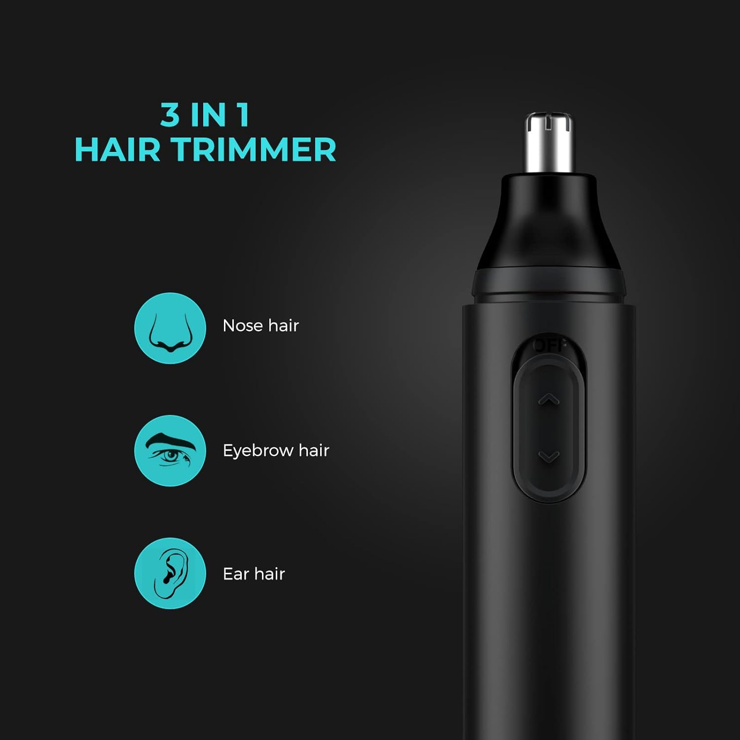Tondeuse nez pour hommes : un soin professionnel à domicile avec lame double tranchant et design étanche – Image 2