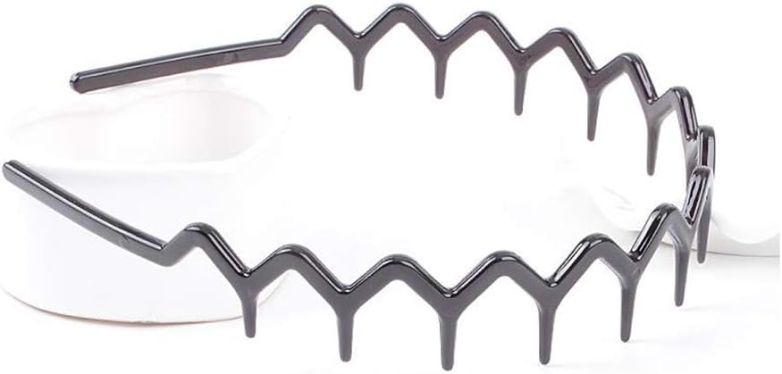 Serre-têtes en plastique noir et marron : l'accessoire de beauté essentiel pour femmes et filles au quotidien – Image 6