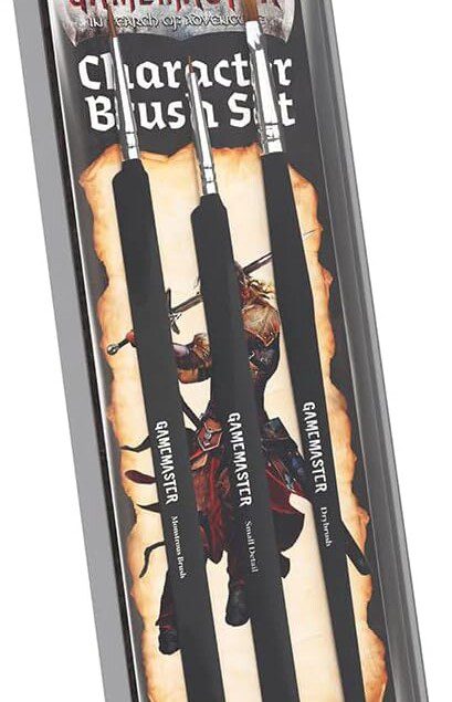 Pinceaux pour maquettes : l'ensemble essentiel pour des figurines Warhammer 40k et DND   Optimisez votre peinture avec 3 pinceaux de précision pour un rendu professionnel