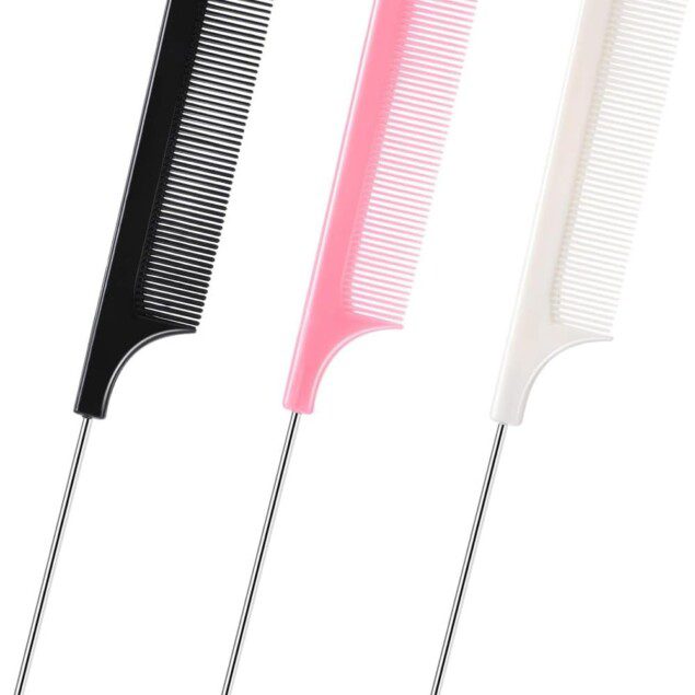 Peignes à dents fines antistatiques : le choix idéal pour hommes et femmes   Découvrez nos 3 peignes en acier inoxydable pour un coiffage précis et élégant