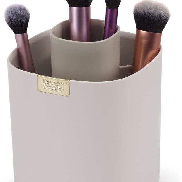 Organisateur de pots de pinceaux de maquillage : rangement élégant pour les passionnées de beauté