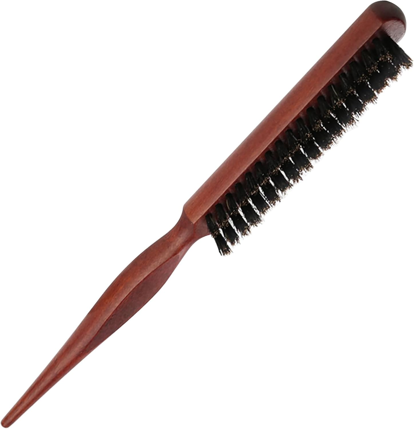 Brosse en poils de sanglier : la solution idéale pour les cheveux longs, épais et bouclés Découvrez la brosse plaquante et de teasing en poils de sanglier, parfaite pour dompter vos cheveux ondulés, secs ou abîmés.