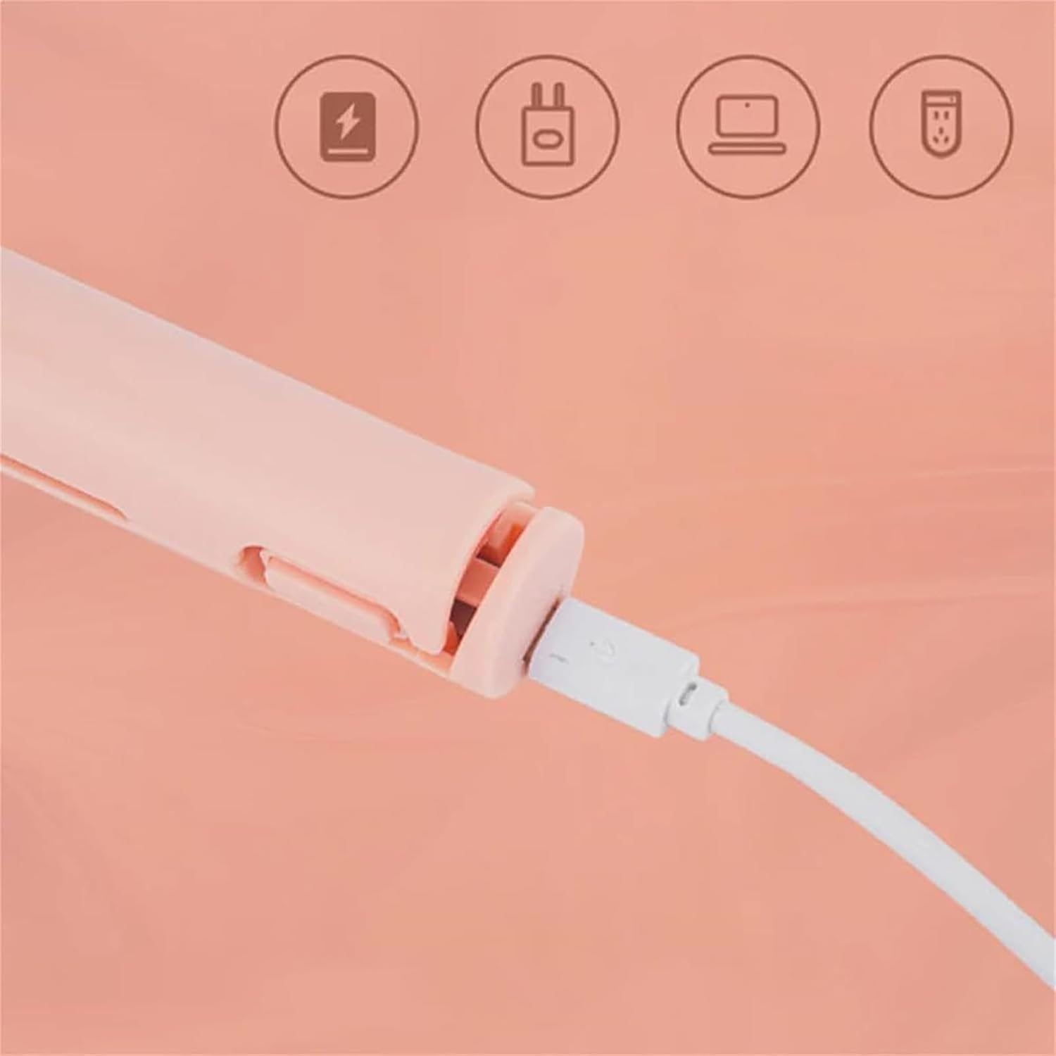 Mini fer à friser à double usage : l'outil parfait pour les cheveux courts et tous types de cheveux Découvrez notre baguette à friser de voyage portable en couleur rose, idéale pour créer de petites boucles élégantes à tout moment – Image 5