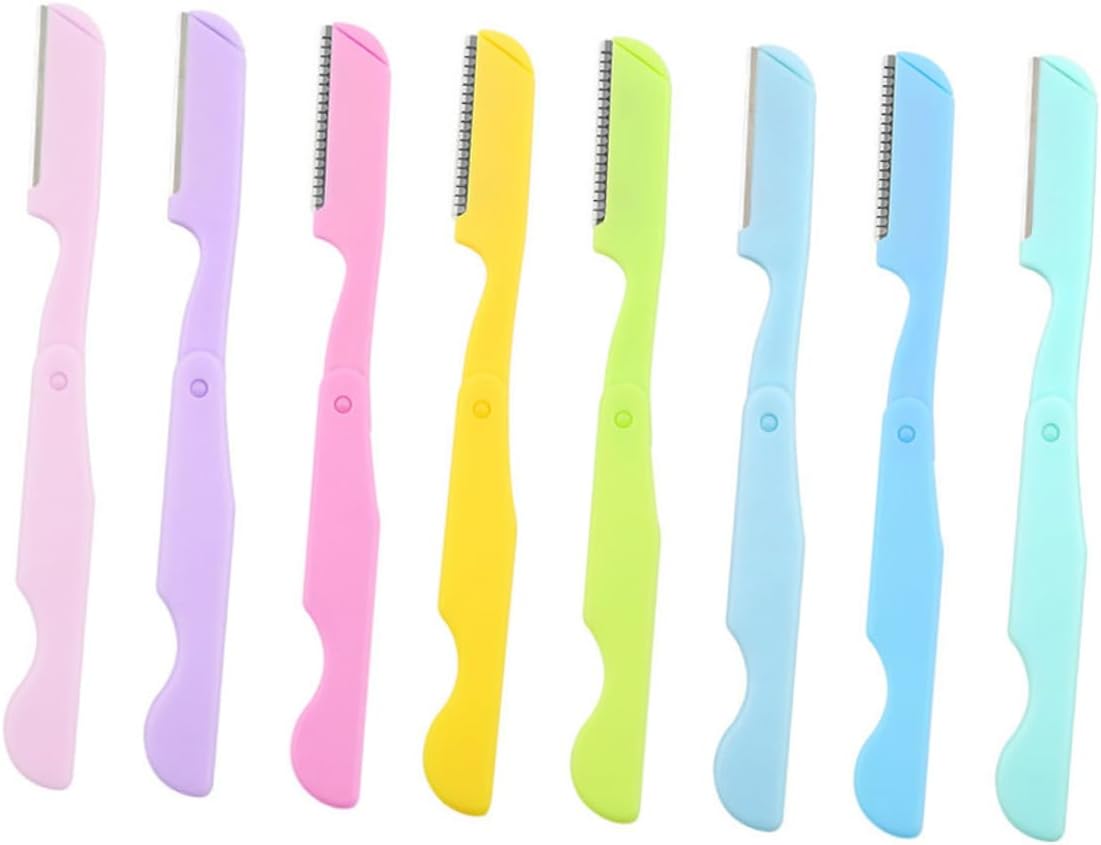 Rasoirs à sourcils pliables : 8 pièces pour une épilation précise et sécurisée Découvrez notre ensemble de rasoirs à sourcils pliables, conçu pour les passionnés de beauté souhaitant maîtriser l'art de l'épilation avec précision et sécurité. Idéal pour un usage à la maison ou en déplacement, cet outil portable vous garantit des sourcils impeccables en toute simplicité.