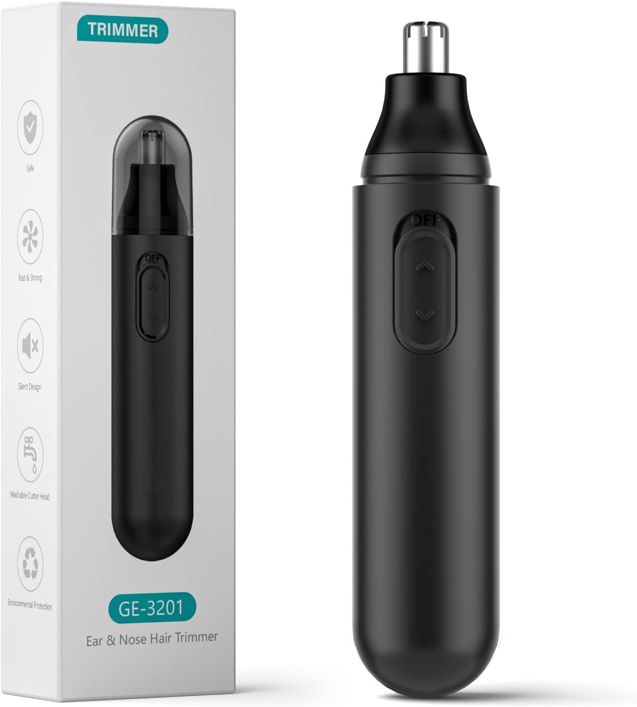 Tondeuse nez pour hommes : un soin professionnel à domicile avec lame double tranchant et design étanche