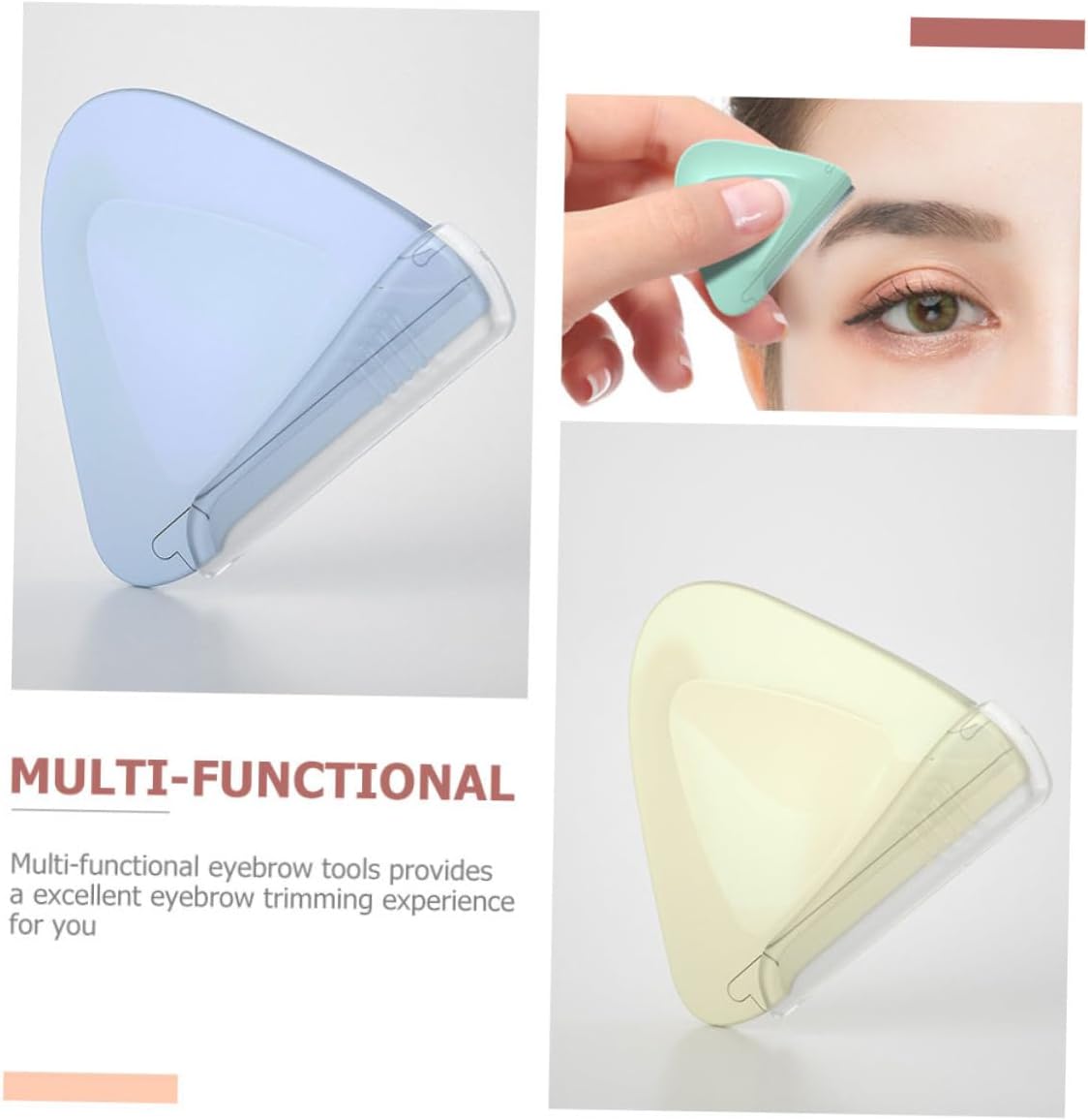 Rasoirs à sourcils en plastique et acier inoxydable : 6 pièces portables pour un maquillage impeccable en voyage – Image 9