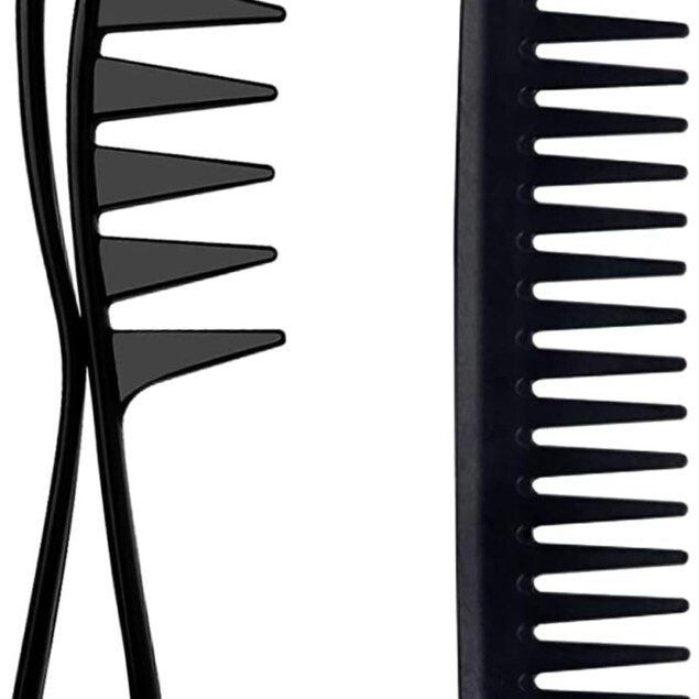 Peigne à dents larges pour cheveux bouclés : un ensemble professionnel anti-statique et résistant à la chaleur