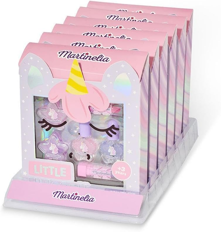 Kit de maquillage enfant licorne : un coffret féerique pour les petites filles avec rouge à lèvres, gloss et vernis à ongles sans produits nocifs