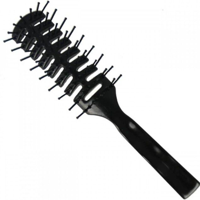 Brosse à cheveux crabe noire : l'outil parfait pour des coiffures élégantes et sans frisottis