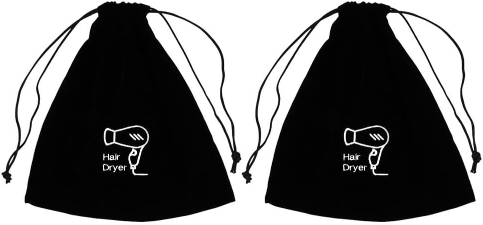Sac de voyage en velours pour sèche-cheveux : protection et rangement élégant pour vos déplacements