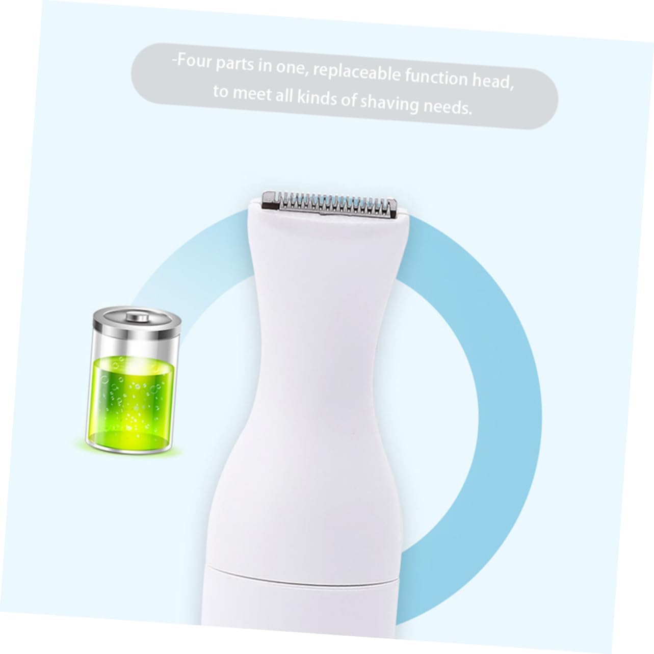 Tondeuse électrique à sourcils : épilateur compact et puissant pour un visage impeccable – Image 3