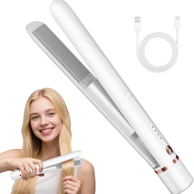 Mini fer à friser et lisseur sans fil : l’accessoire indispensable pour tous types de cheveux à la maison ou en déplacement