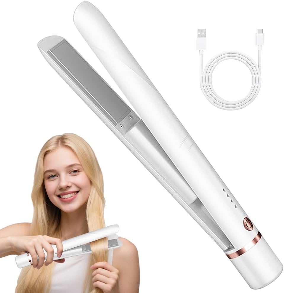 Mini fer à friser et lisseur sans fil : l’accessoire indispensable pour tous types de cheveux à la maison ou en déplacement