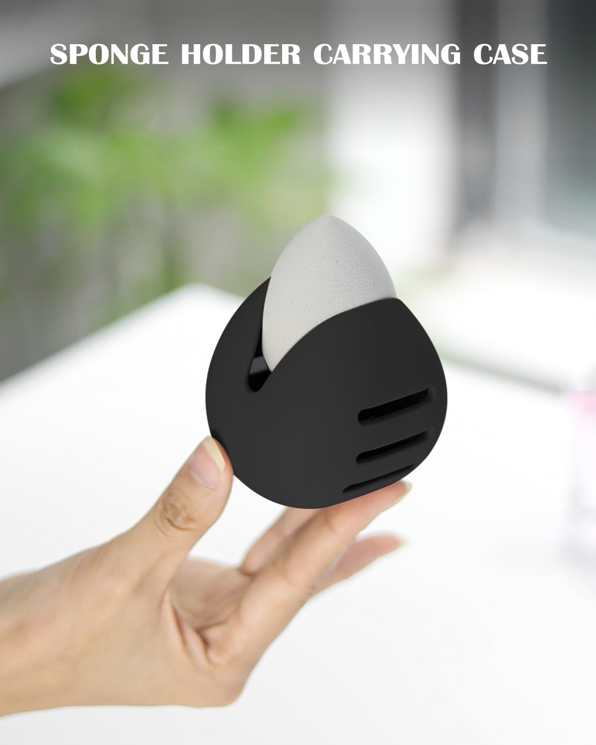 Porte éponge maquillage : trousse en silicone chic pour les passionnées de beauté – Image 3