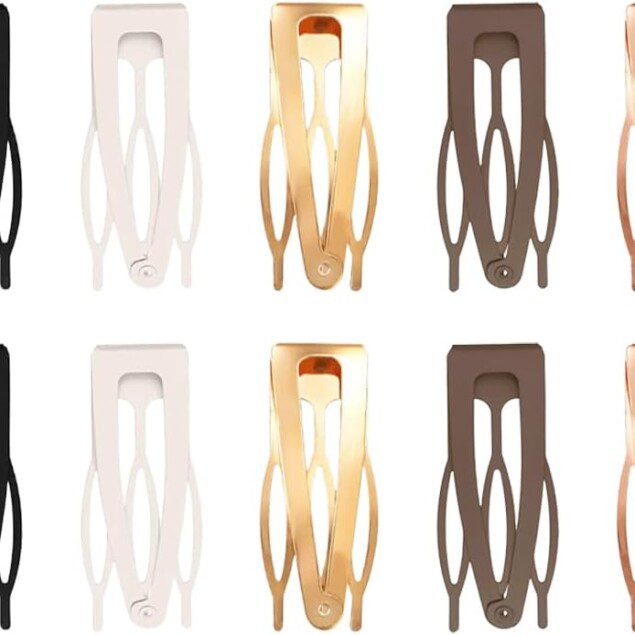 Pinces à double griffe en métal : 10 pièces pour des coiffures élégantes et créatives chez les femmes