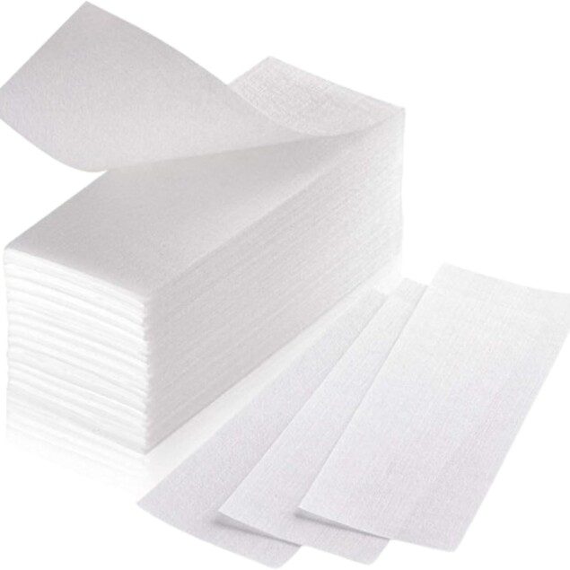 Bandes de cire professionnelles non tissées : 150 bandes pour une peau lisse et douce, idéales pour le visage, les jambes et le corps
