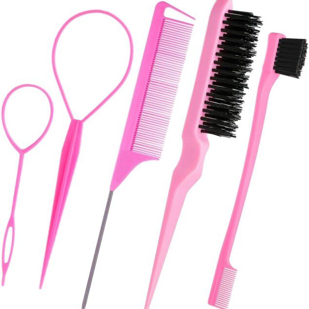 Accessoires de coiffure : lot de 5 outils pratiques pour femmes et filles  Transformez vos coiffures avec aisance grâce à ces indispensables pour chignons et tresses