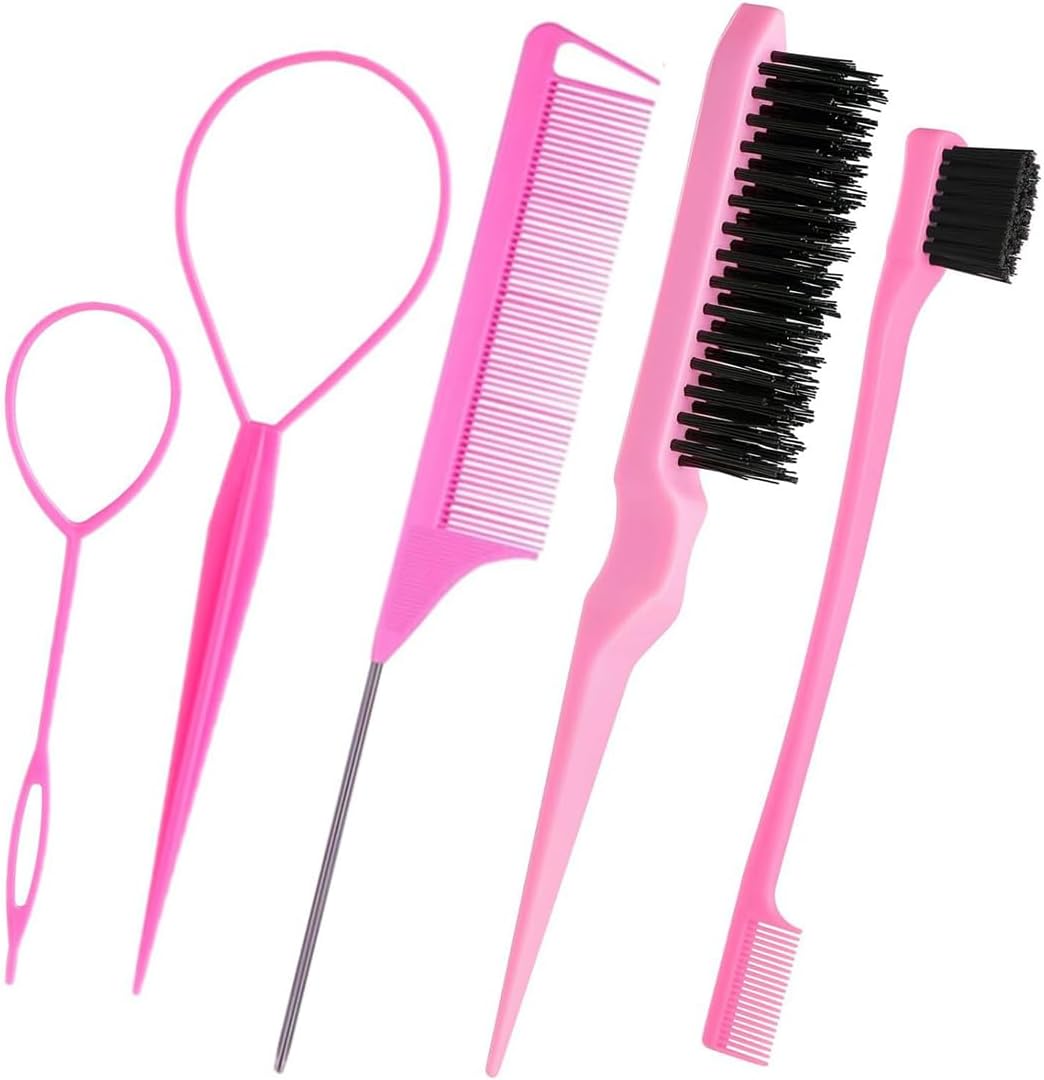 Accessoires de coiffure : lot de 5 outils pratiques pour femmes et filles Transformez vos coiffures avec aisance grâce à ces indispensables pour chignons et tresses