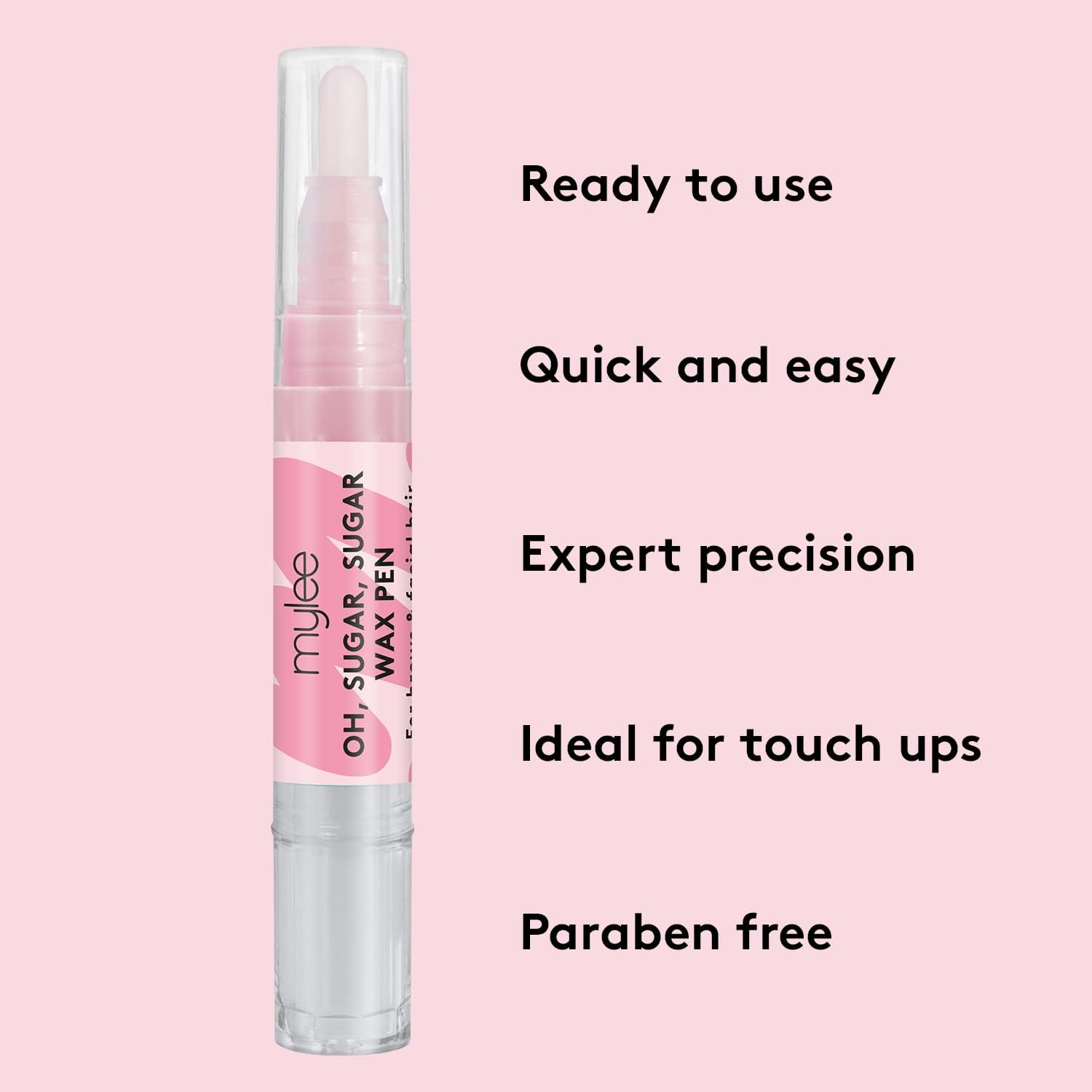 Cire professionnelle sans chaleur : Mylee stylo à cire Oh Sugar pour une épilation précise et douce du corps, du visage et du maillot – Image 2