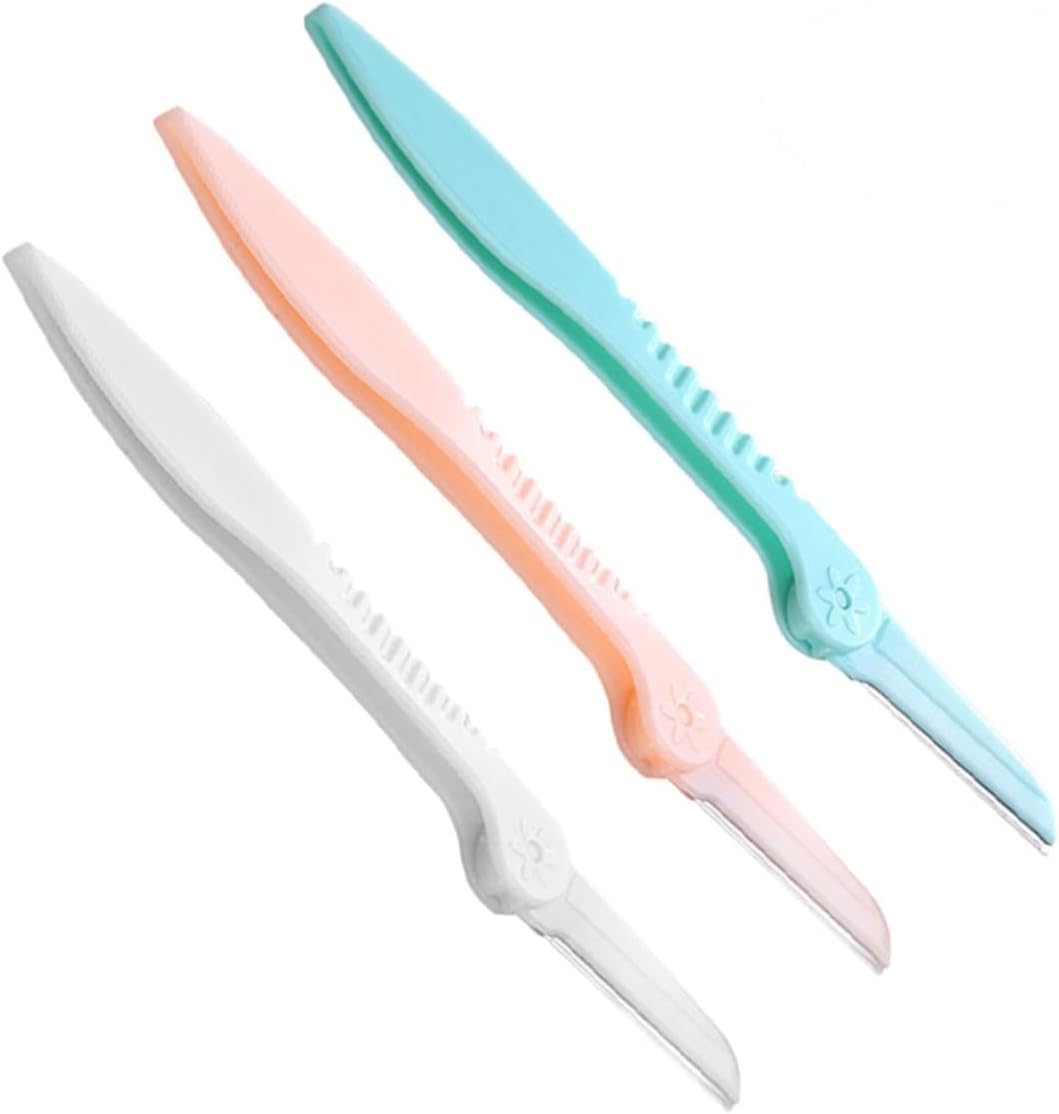 Rasoir à sourcils en acier inoxydable : kit compact pour un maquillage parfait des sourcils